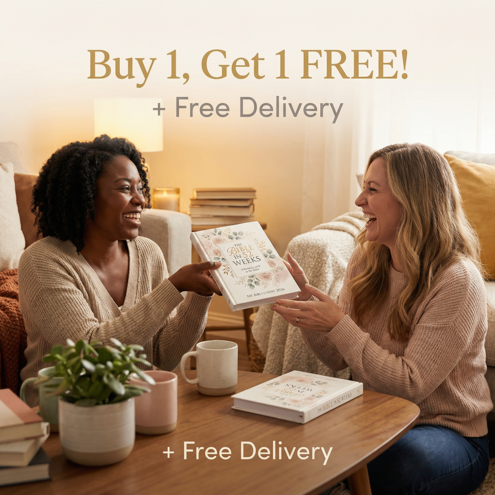 A beautifully wrapped The Bible in 52 Weeks Bible study gift